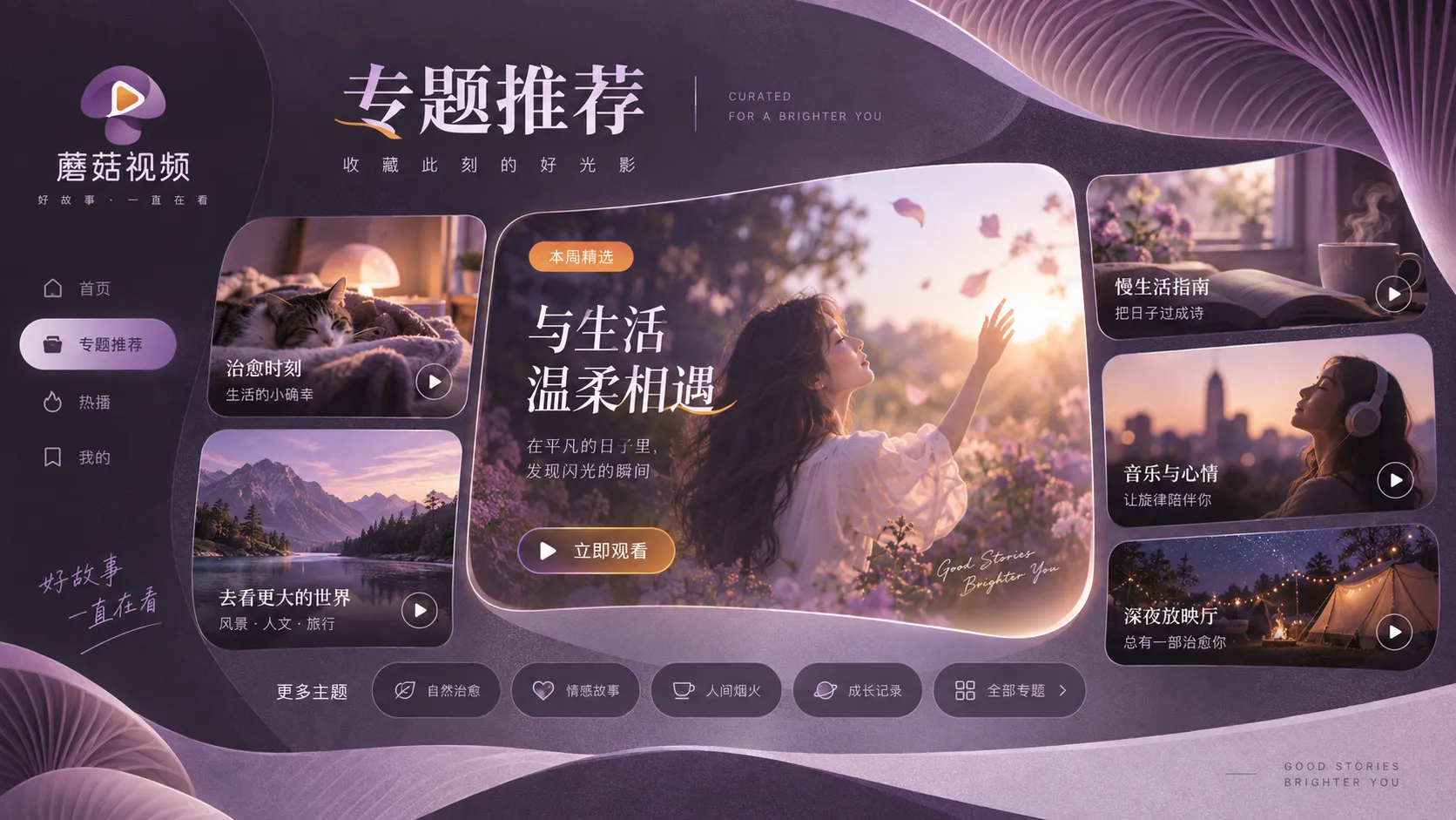 蘑菇视频在线观看与片单主题整理
